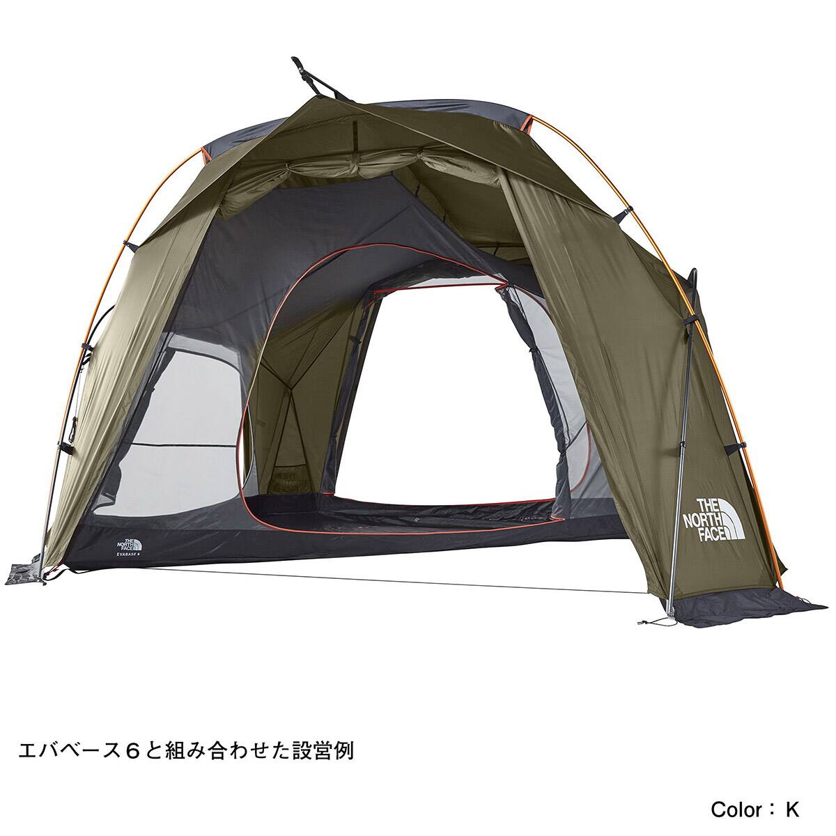 THE NORTH FACE EVABASE 6 HALF INNER ﾌﾞﾗｯｸ 22SS-I