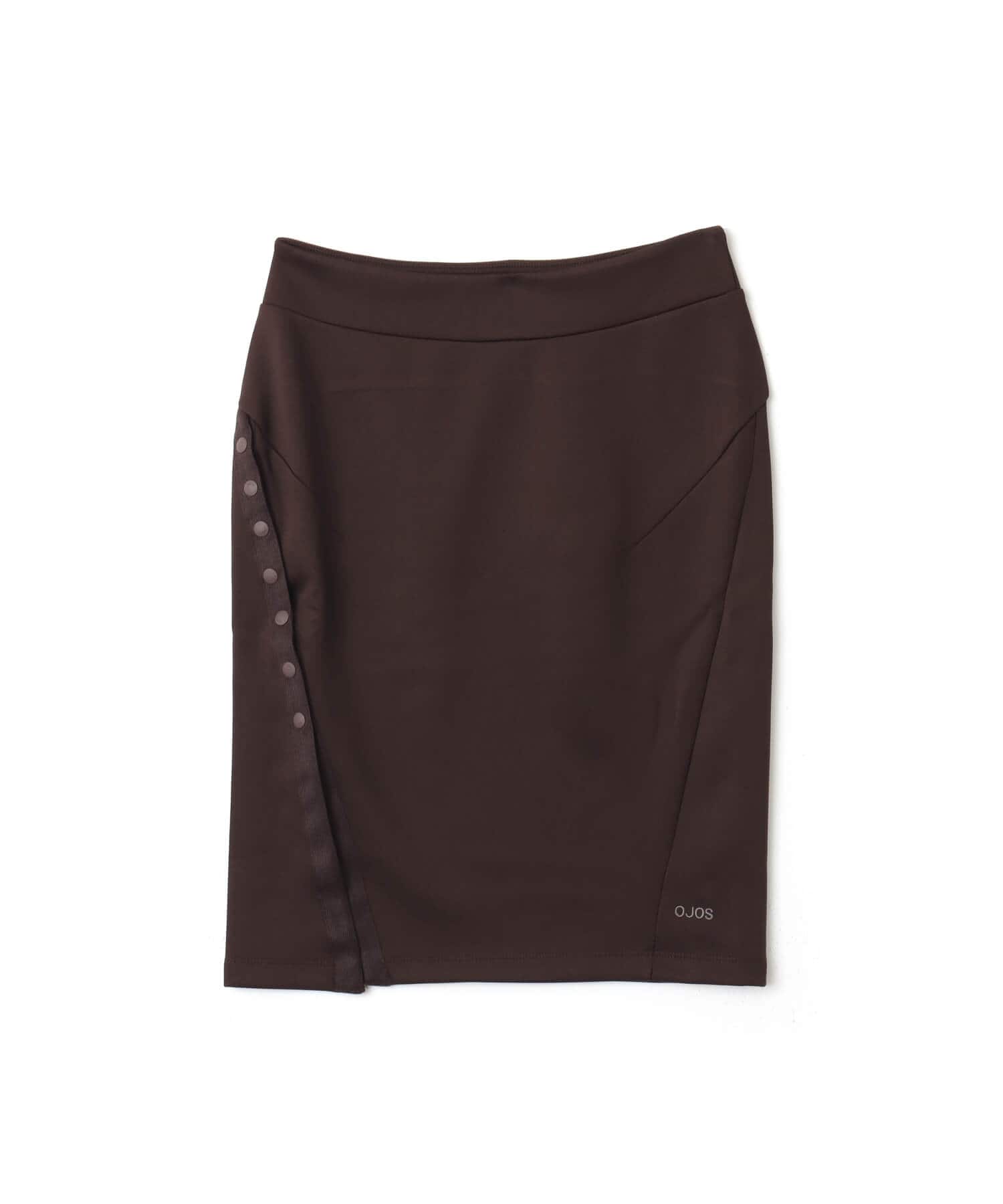 OJOS x ATMOS PINK Slit Skirt + Leg Warmer Set BROWNの画像