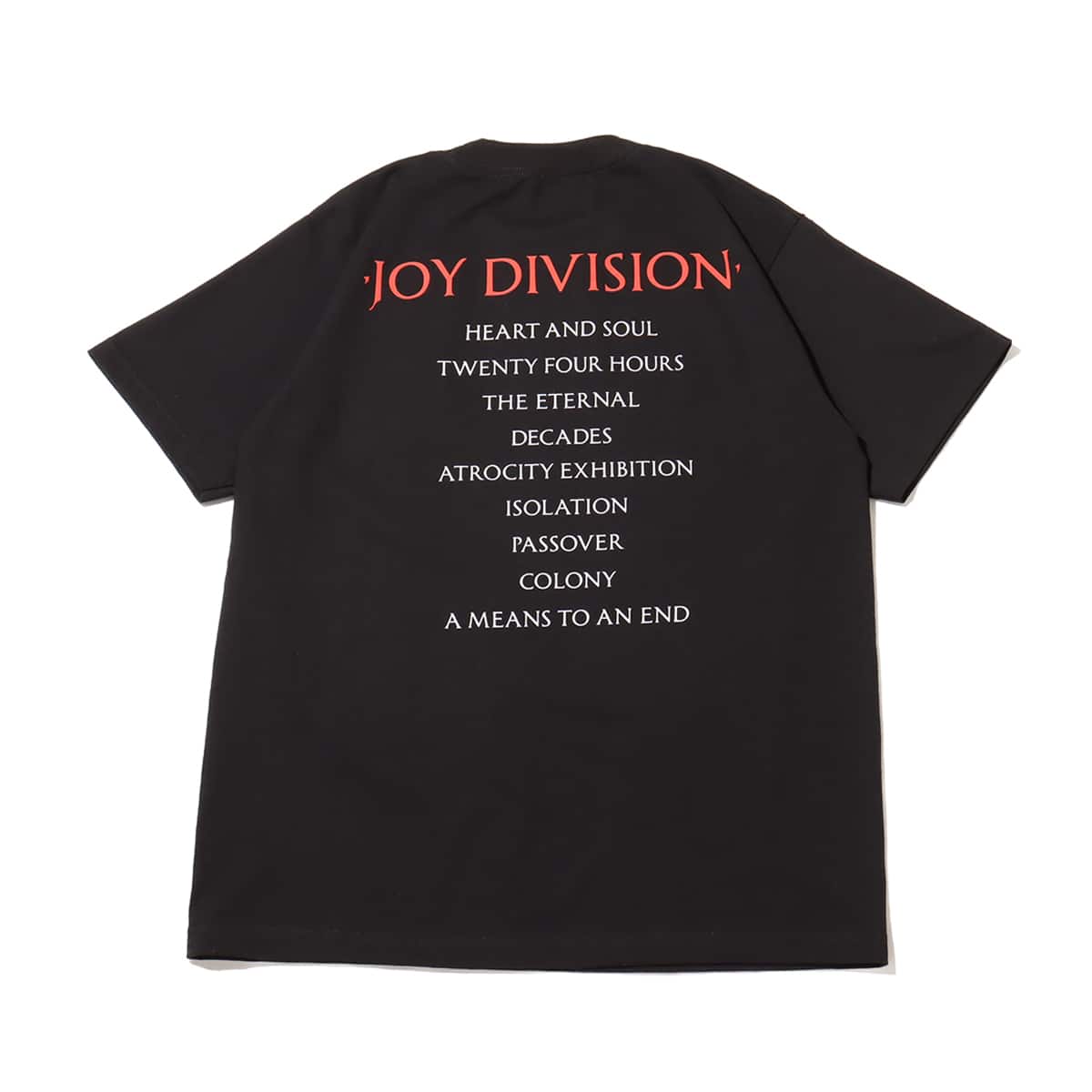 PLEASURES x Joy Division HANDS T-SHIRT BLACK の画像