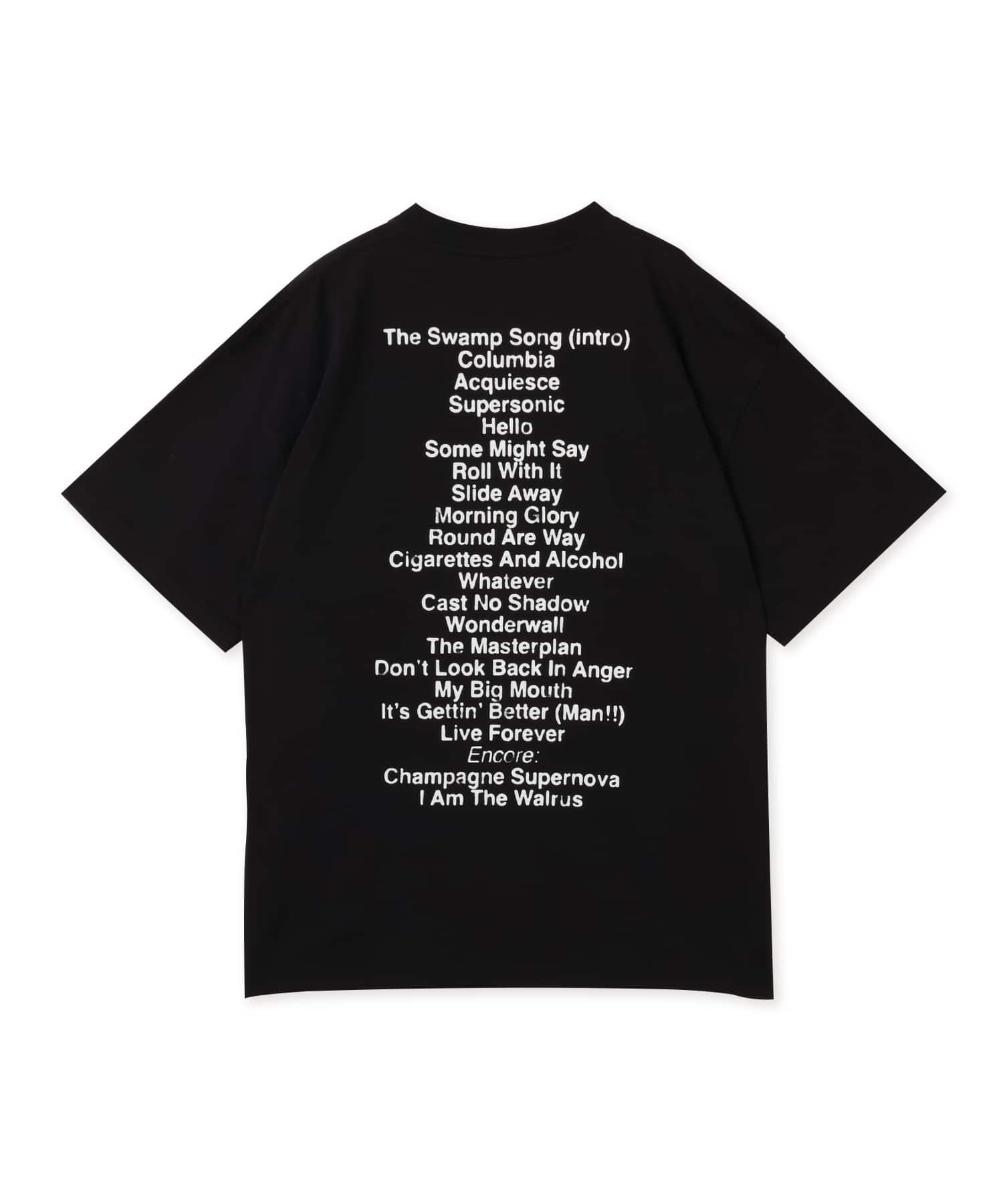 PLEASURES x OASIS ALL ACCESS T-SHIRT BLACKの画像