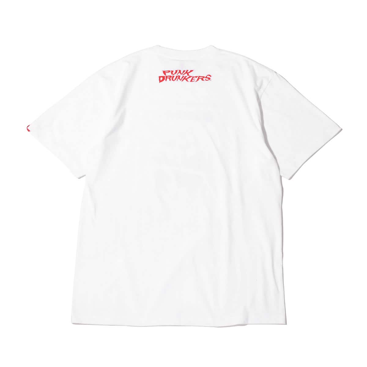 PUNK DRUNKERS × atmos 1等賞TEE WHITE