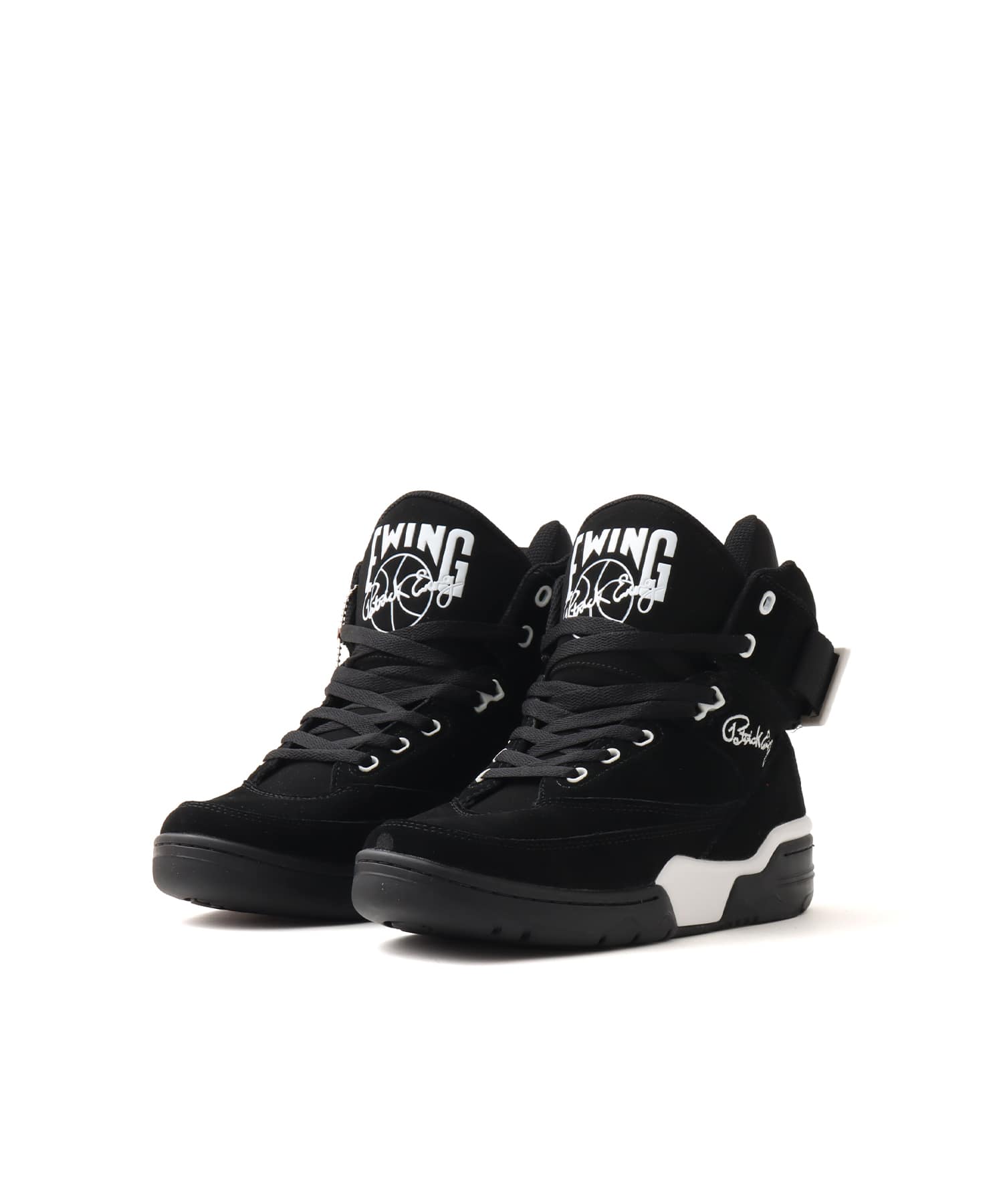 EWING 33 HI OG BLACK SUEDE/WHITEの画像
