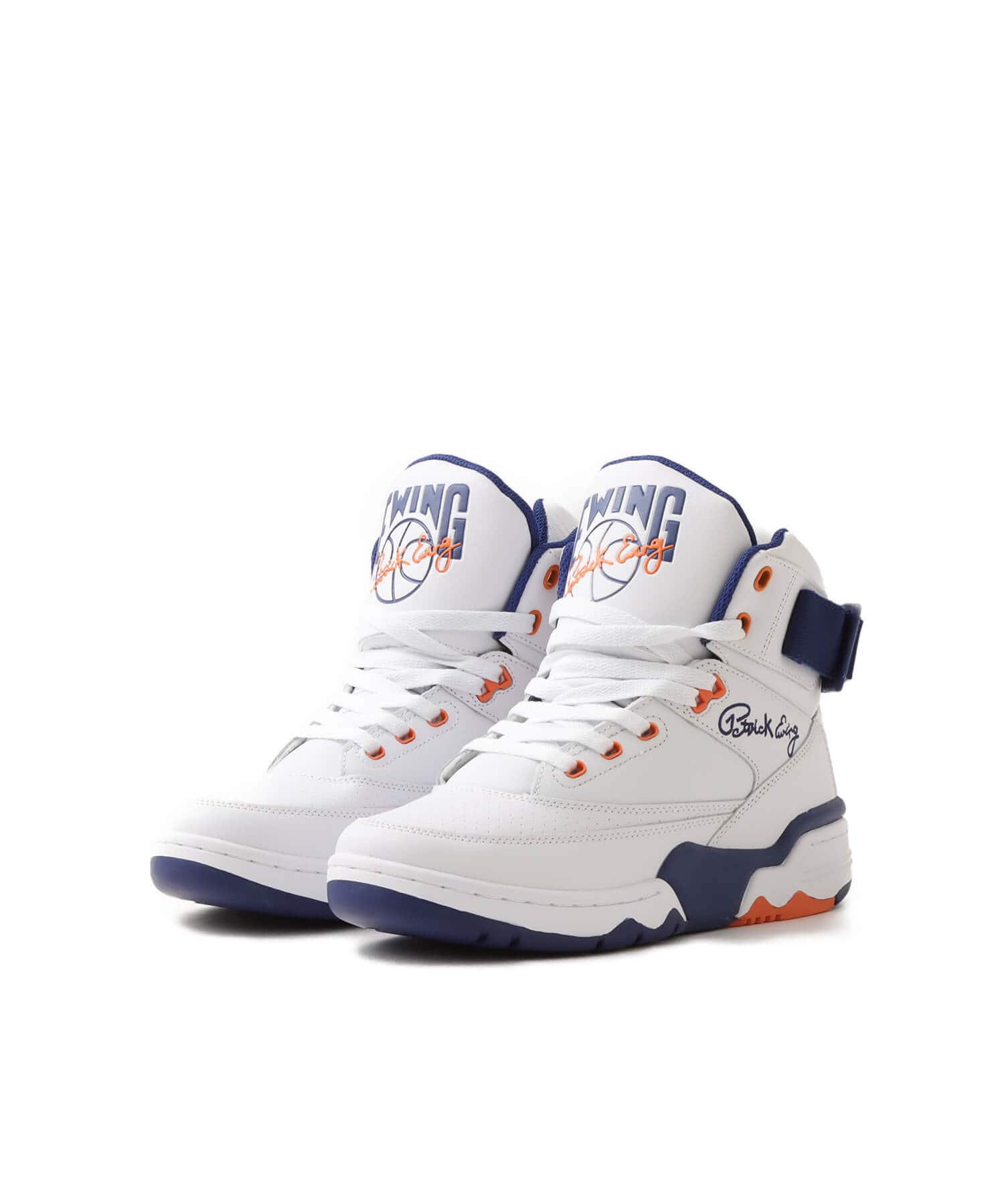 EWING 33 HI OG WHITE/BLUE/ORANGEの画像