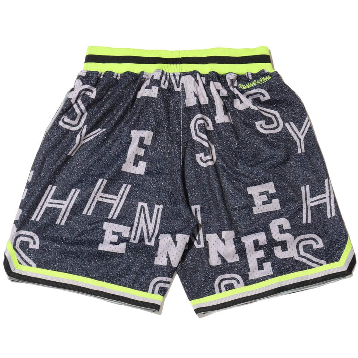 Mitchell & Ness NBA HENNESSY NEON CONCRETE GAME DAY SHORTS COLLAB BLACK の画像