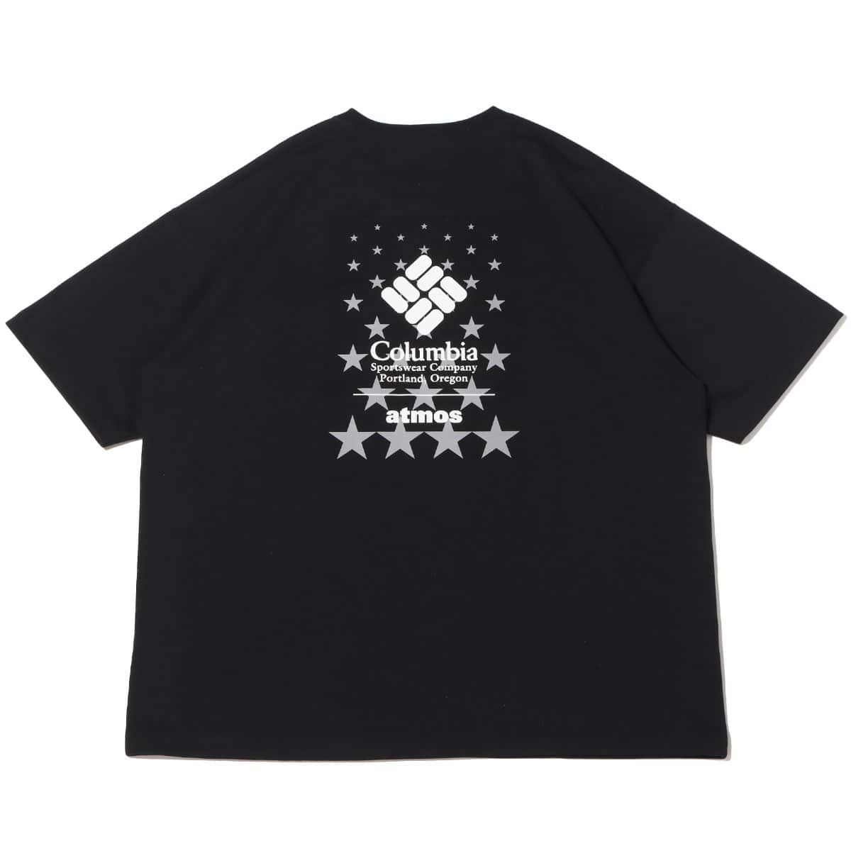 Columbia × atmos ROAR BROOK GRAPHIC SS TEE BlackStar Print