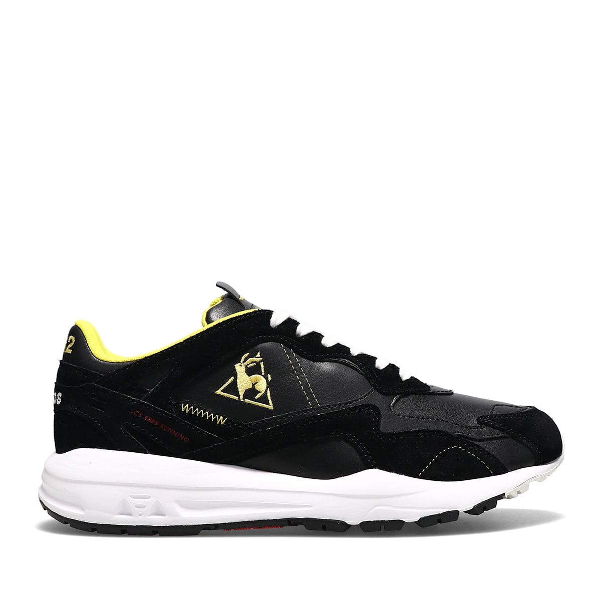 le coq sportif LCS R888 LEA FR2 BLACK/YELLOW 22SS-I