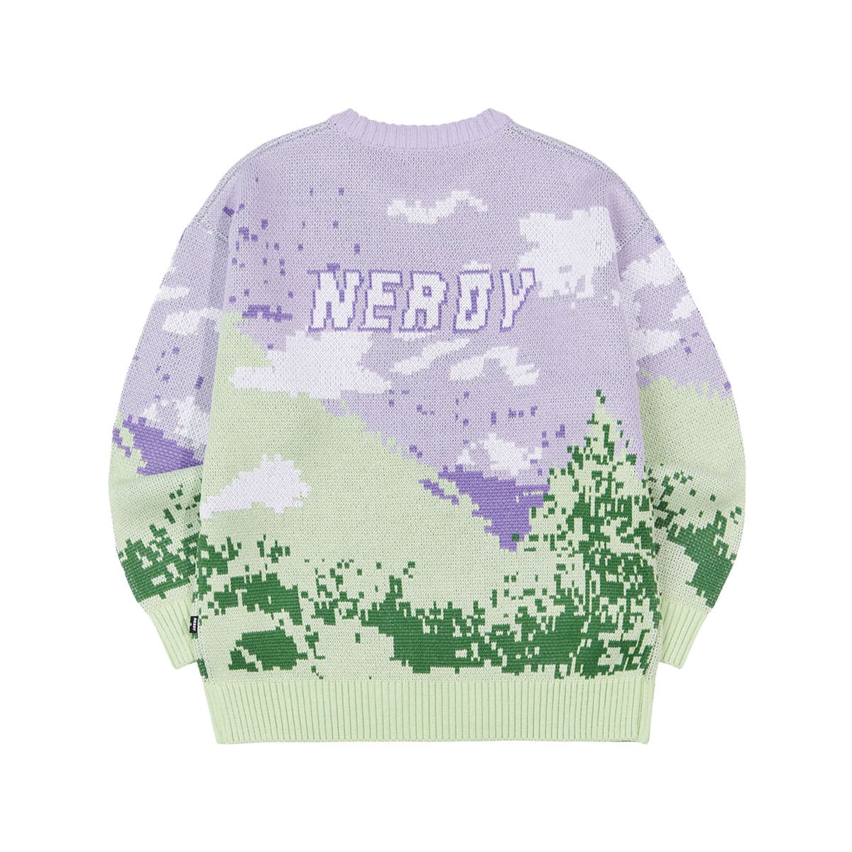 NERDY Mountain Crewneck Sweater PURPLE 21HO-I