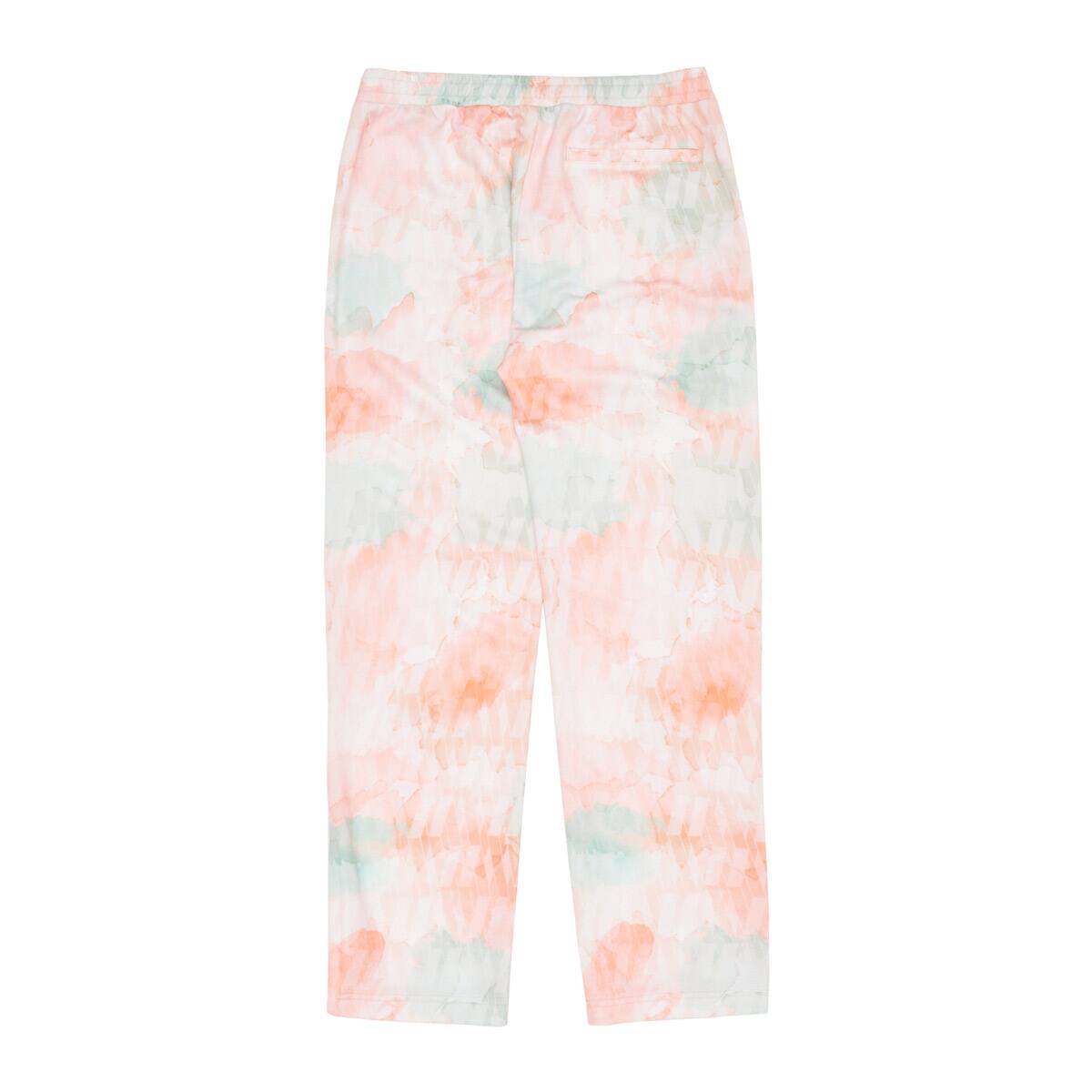 NERDY × ATMOS DNA Watercolor Brush Track Pants ORANGEの画像