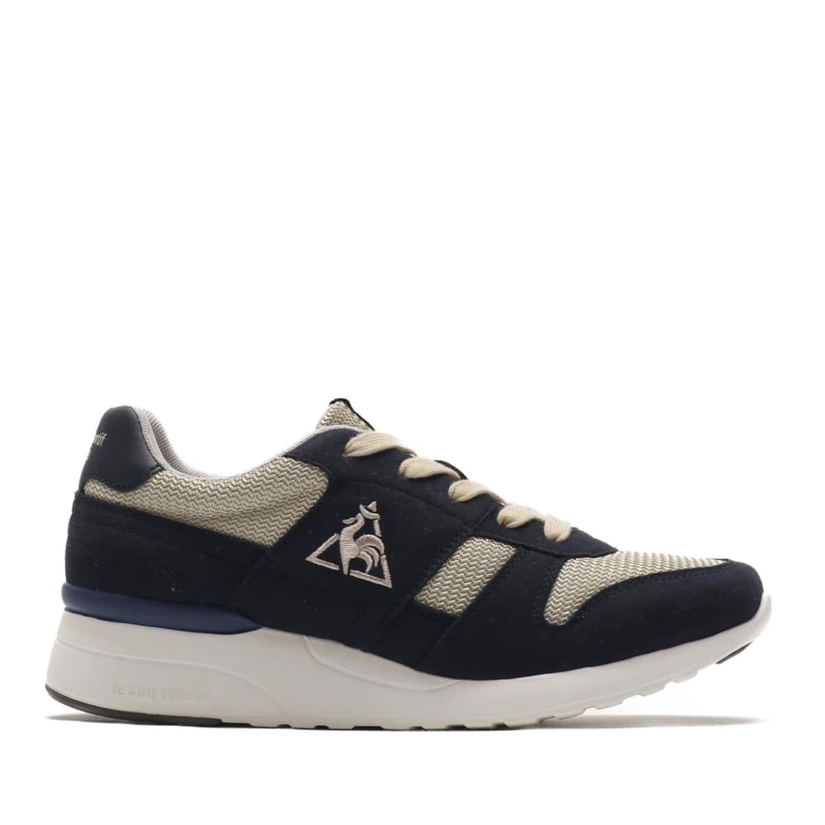 le coq sportif LA SEINE RIFT ベージュ/ネイビー 19FW-Iの画像