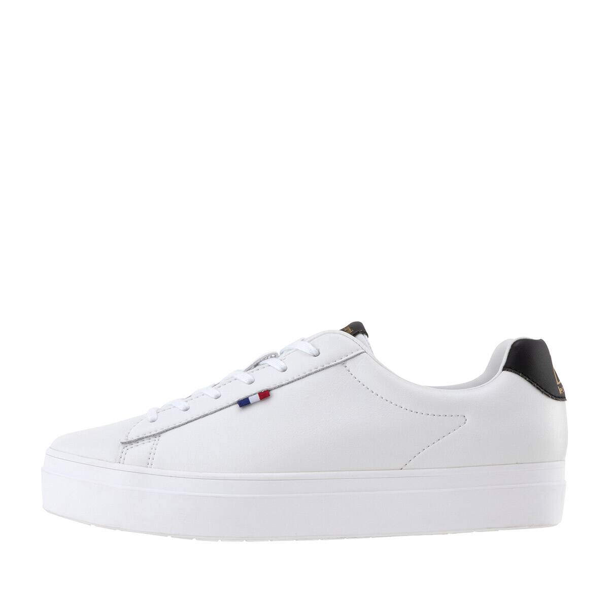 le coq sportif TELUNA PF LX ホワイト/ブラック 22SS-Iの画像