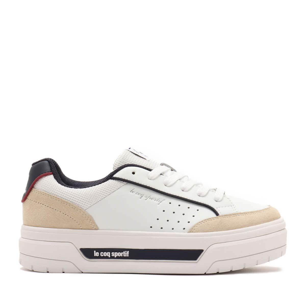 le coq sportif LA ROLAND PF ホワイト/ネイビー（ルコック