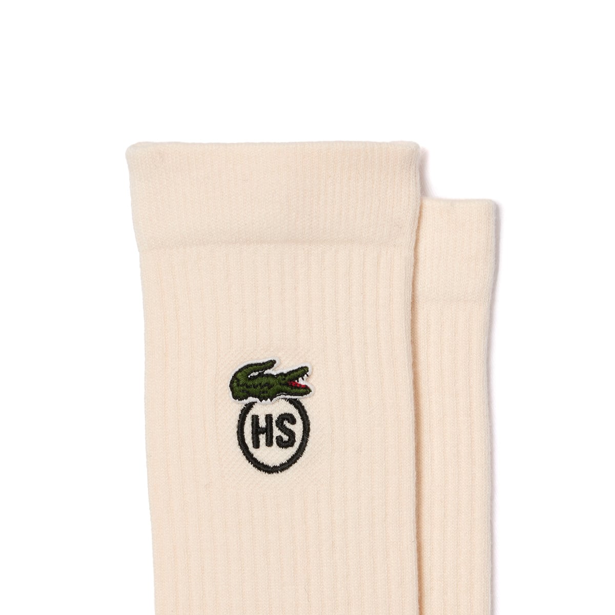 LACOSTE HIGHSNOBIETY SOCKS WHITE 24SP-Iの画像