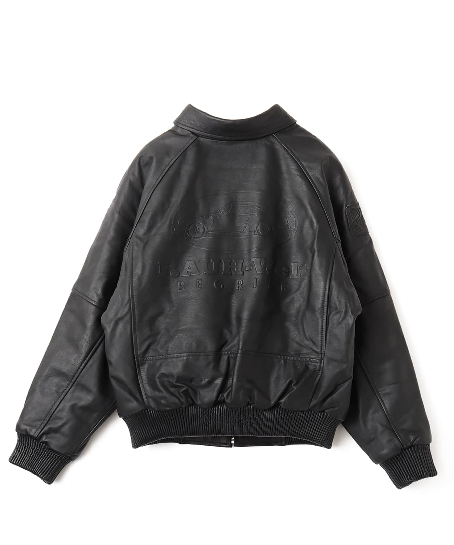 RawTypeRiot x RWB x Atmos Leather Jacket BLACKの画像