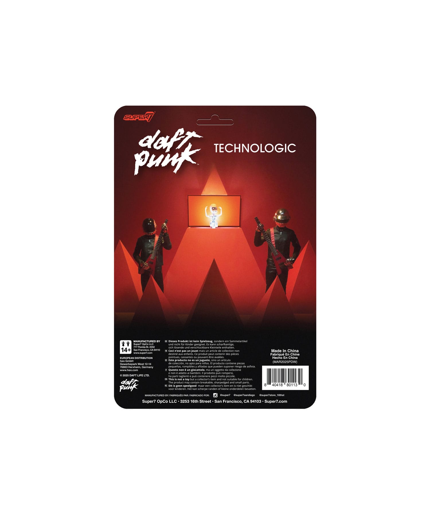 SUPER7 DAFT PUNK ReAction Figures Wave 01 MULTIの画像