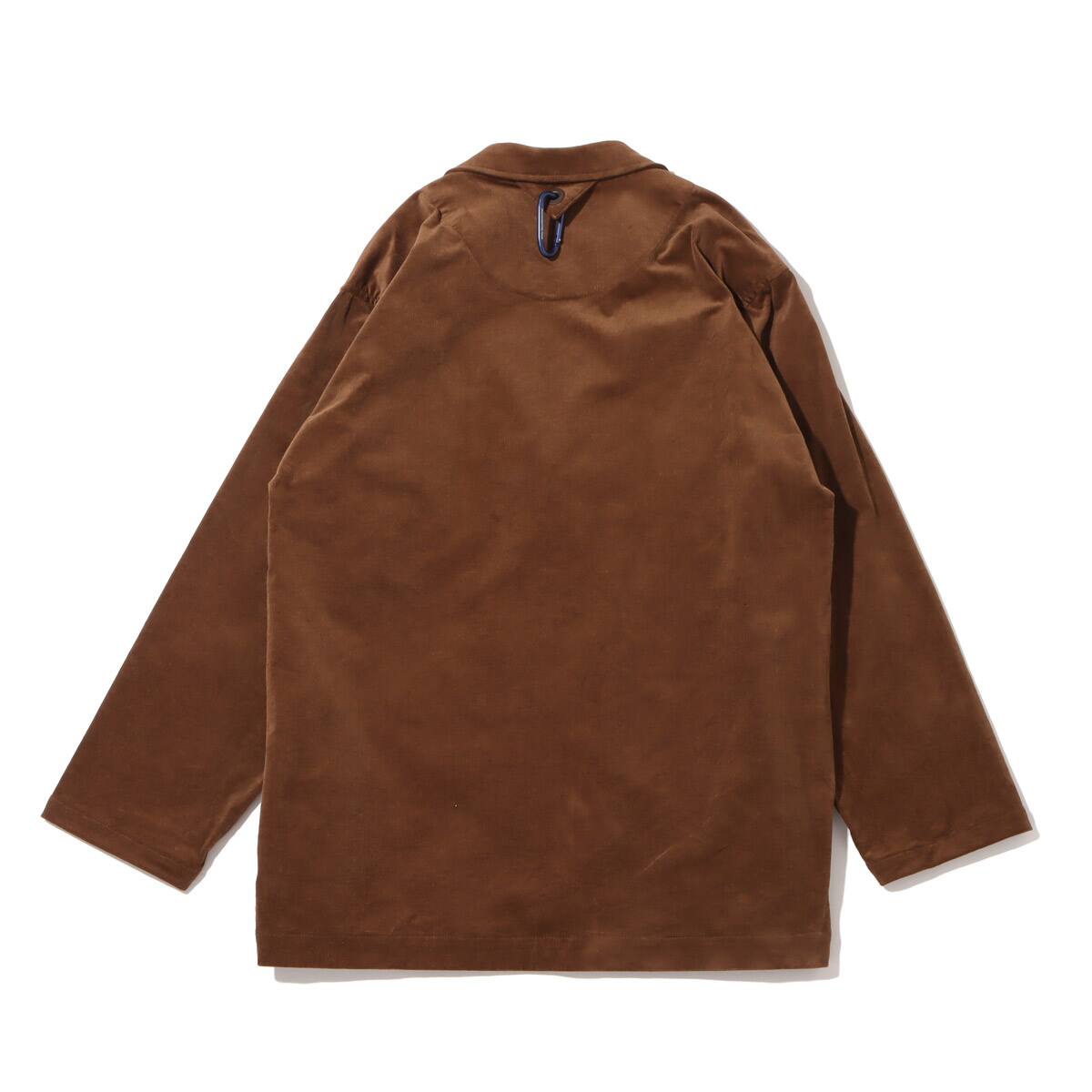 WHITE MOUNTAINEERING STRETCHED CORDUROY LAPEL JACKET BROWN 21FA-Iの画像