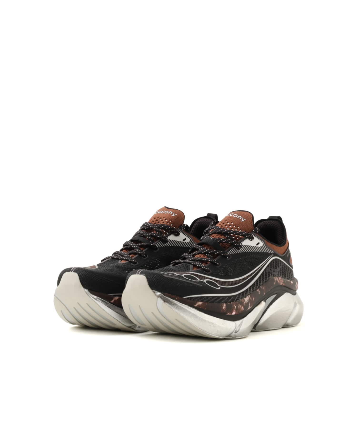 Saucony ENDORPHIN ELITE 3 BLACK/CHROMEの画像