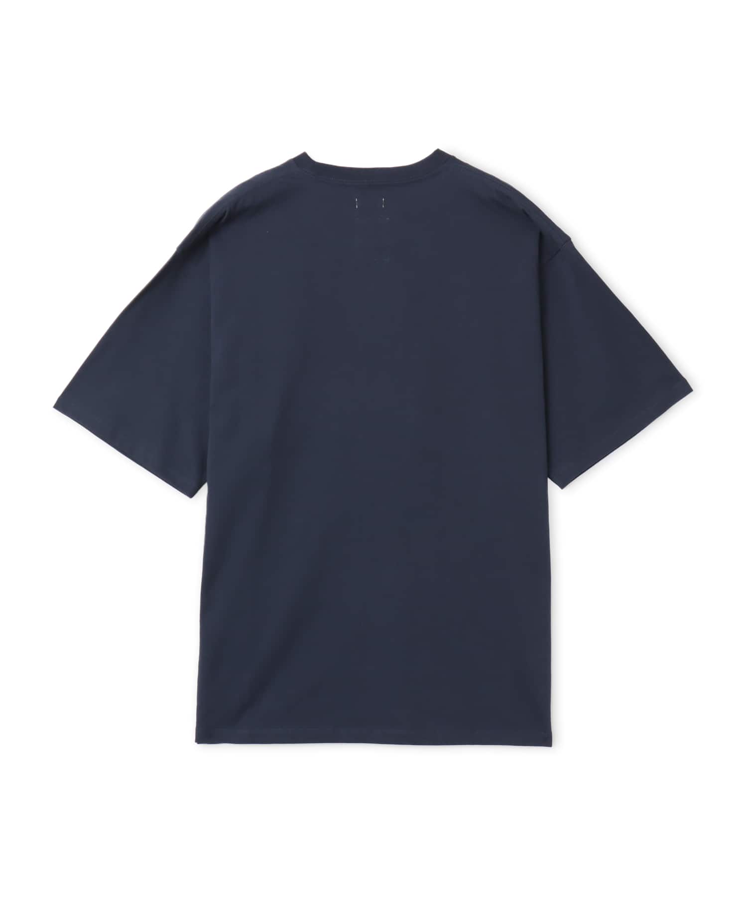 nanamica OOAL Graphic Tee Navyの画像