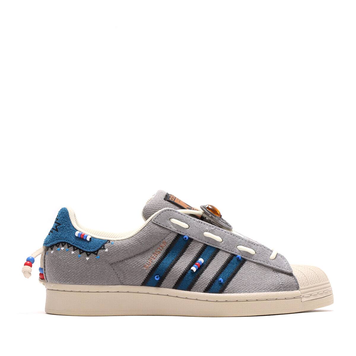 adidas SUPERSTAR LACELESS GRAY THREE/LEGEND MARIN/CLEAR BROWN 20FW-S