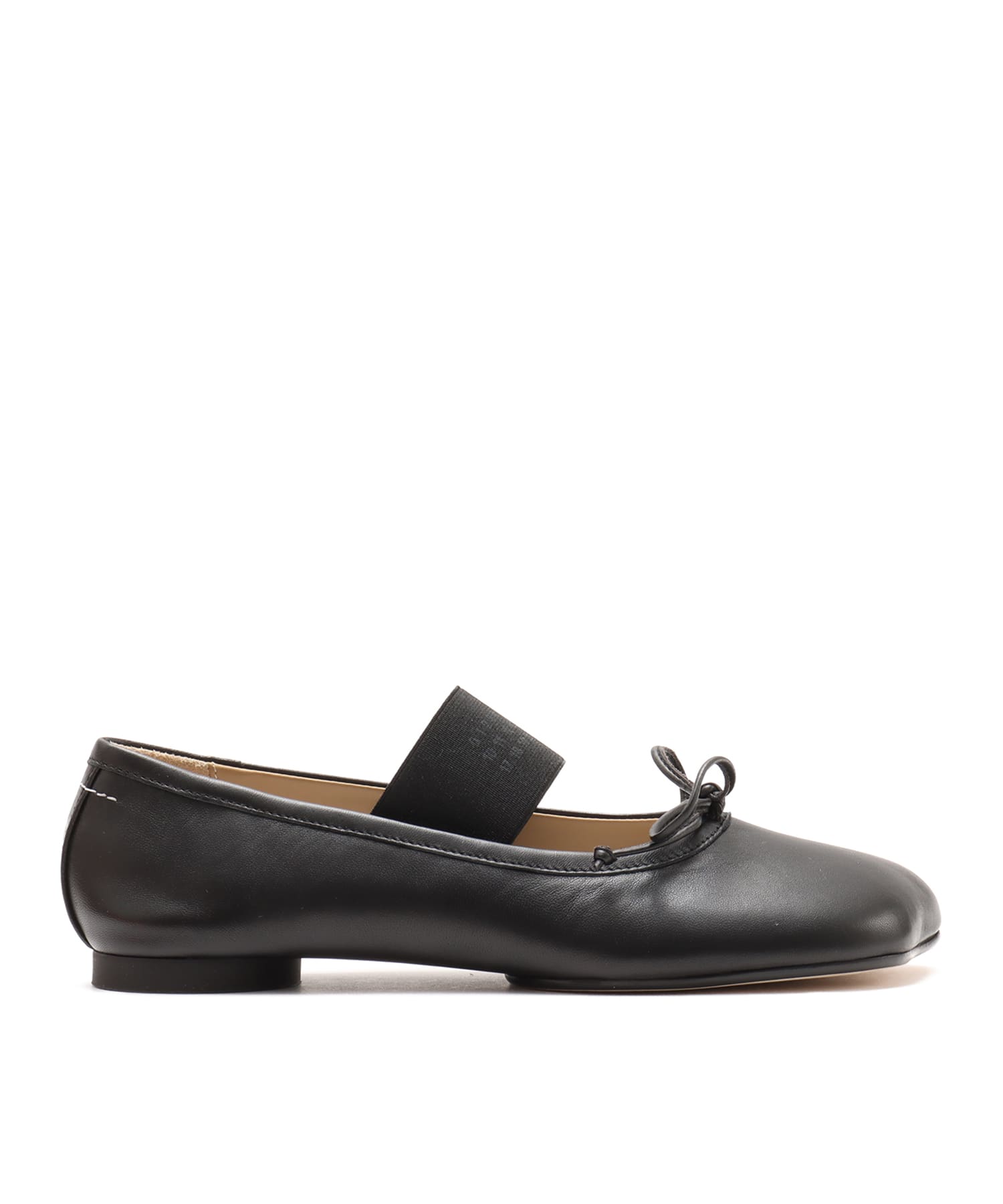 MM6 ANATOMIC NUMBERS FLAT SHOES BLACKの画像