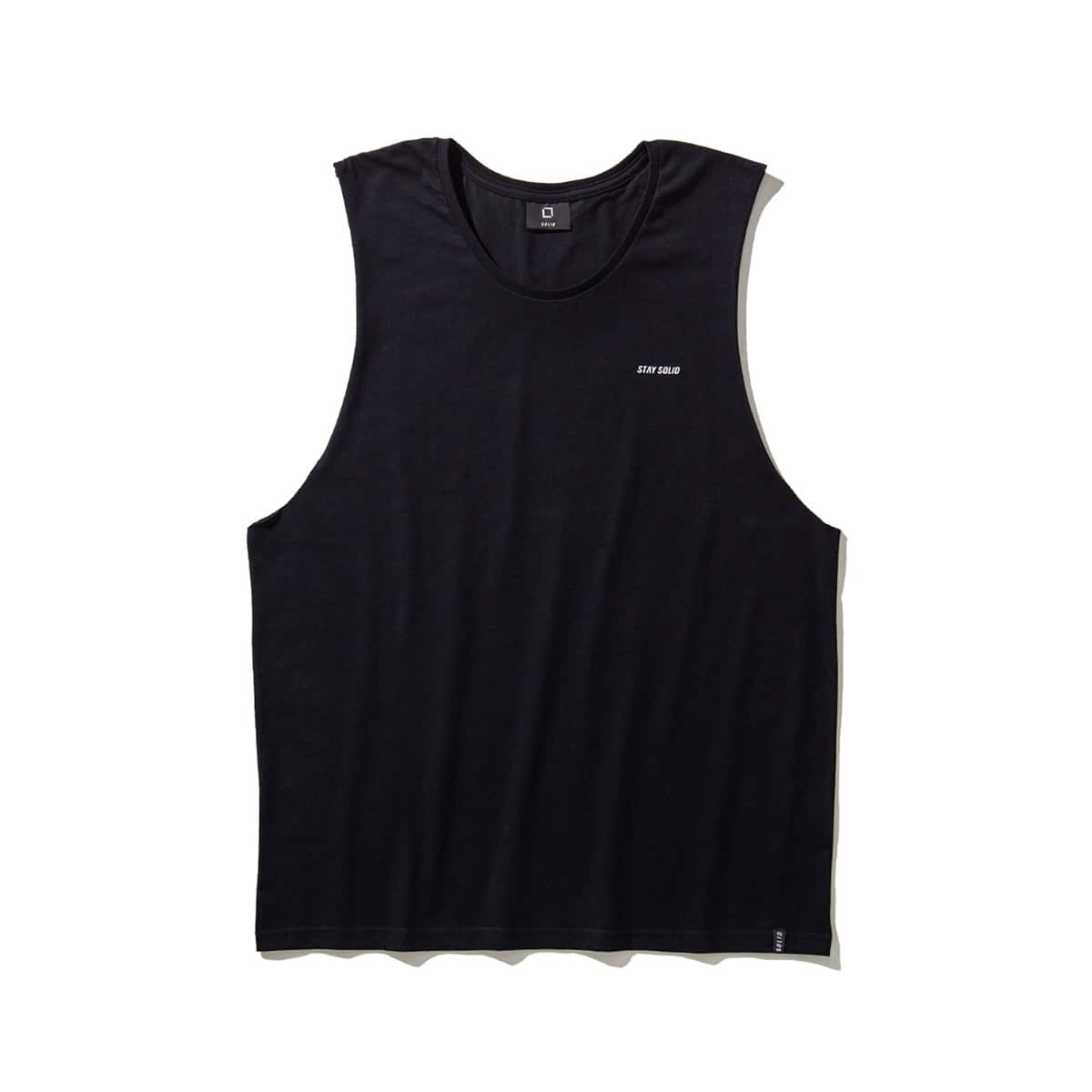 SOLID STAY SOLID TANK TOP BLACK 21SU-Iの画像