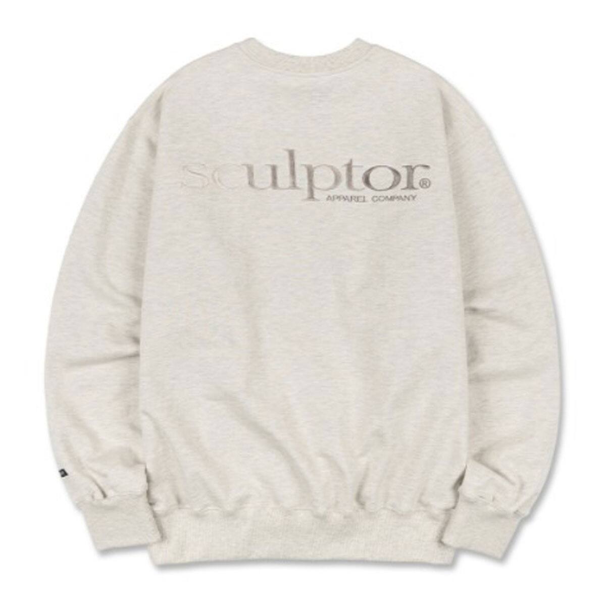 SCULPTOR Gradation Retro Sweatshirt IVORY 21SP-Iの画像