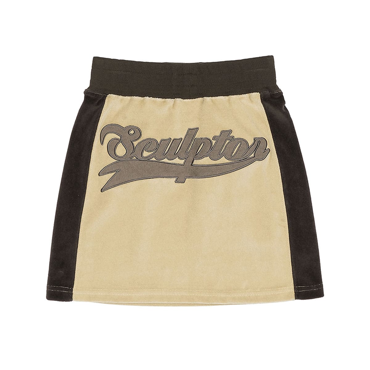 SCULPTOR Velour Track Skirt BEIGE 21FA-I