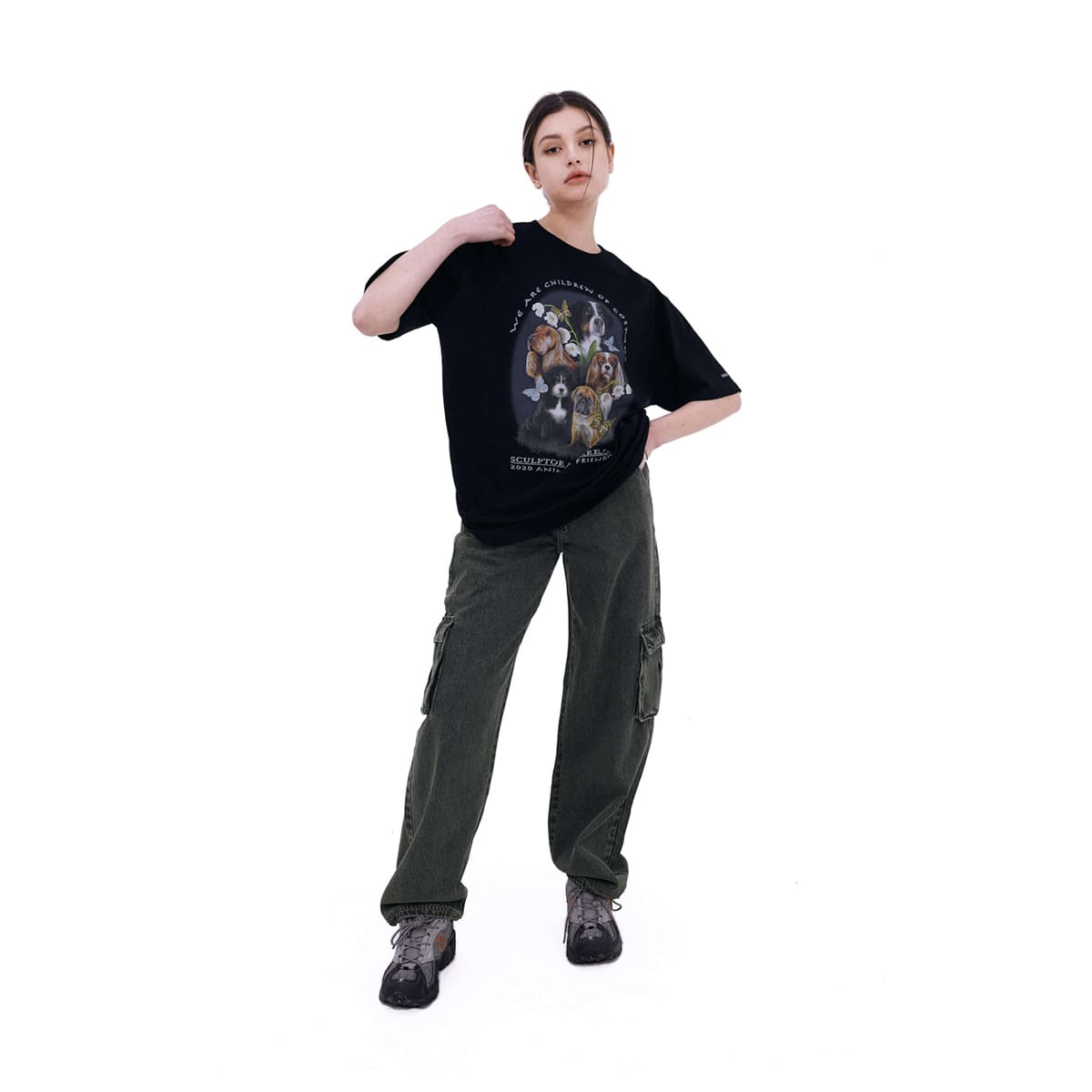 SCULPTOR（スカルプター）の「BUNNY CROP TEE/バニークロップT