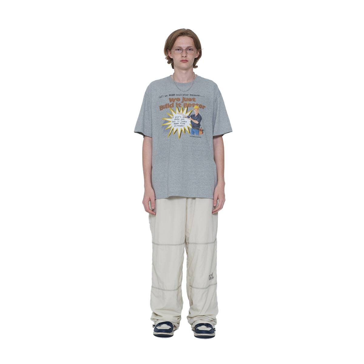 SCULPTOR Construction Site Tee GRAY 22SU-Iの画像