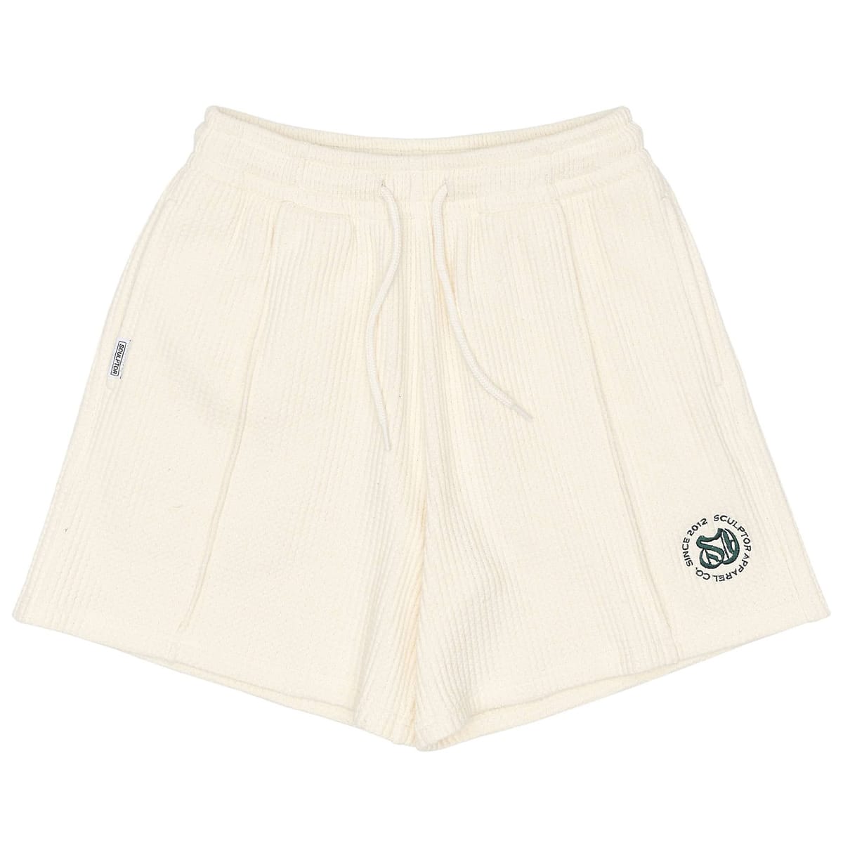 SCULPTOR Monogram Waffle Shorts CREAM 22SU-Iの画像