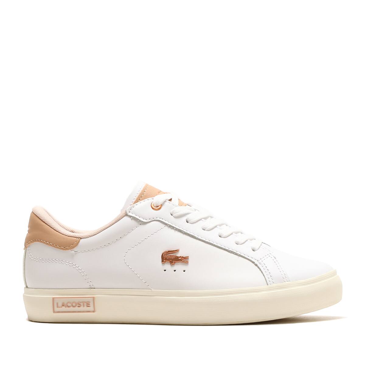LACOSTE POWERCOURT 222 5 SFA WHT/LT PNK 22SU-Iの画像