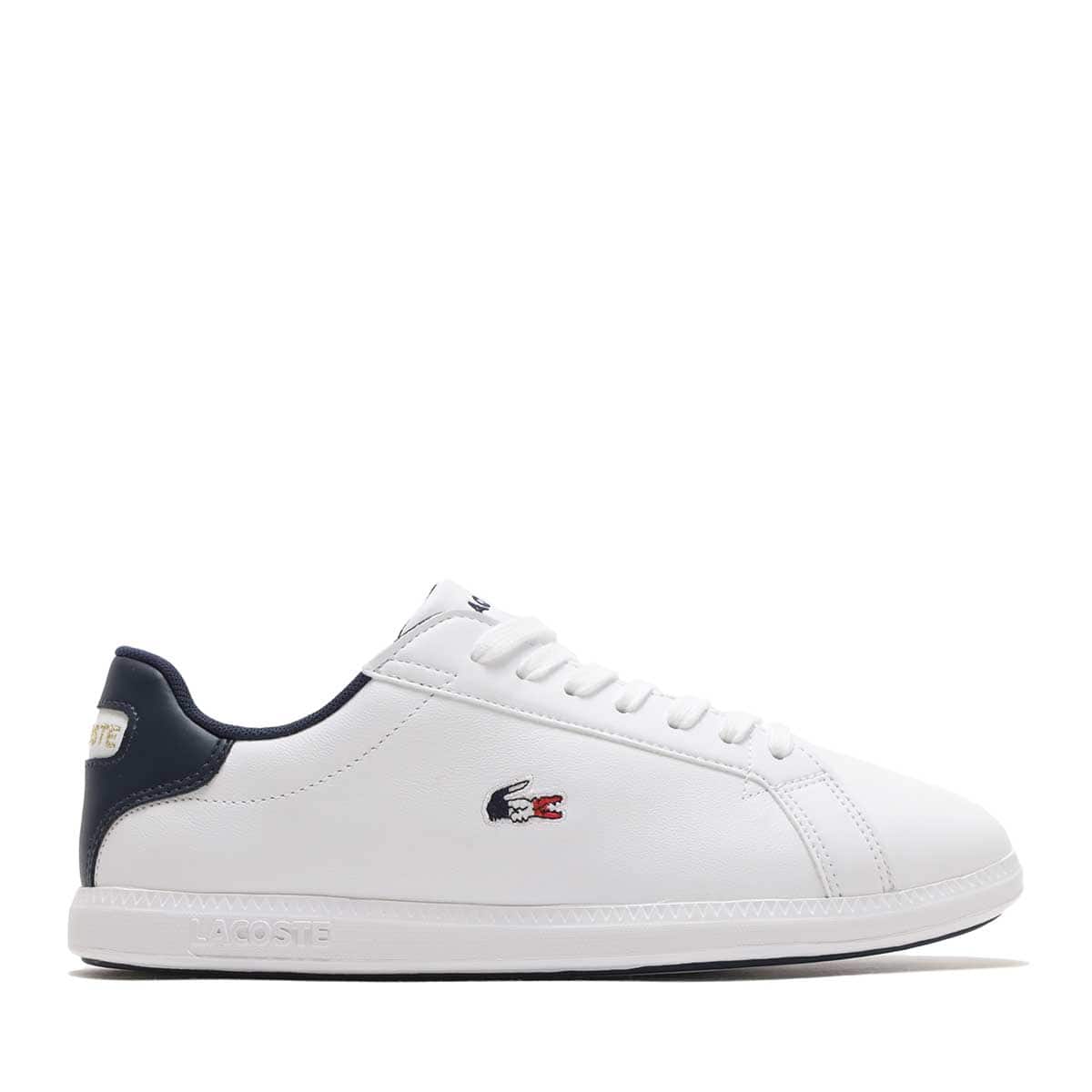 LACOSTE GRADUATE TRI 1 WHITE/NAVY/RED 21FA-Iの画像