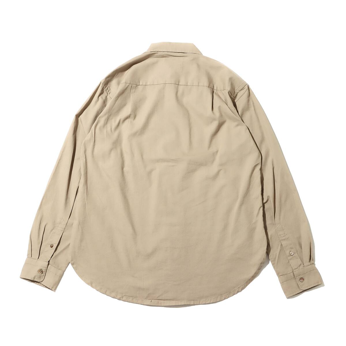 snow peak OG Cotton Poplin BD Shirt Beige 22FA-Iの画像