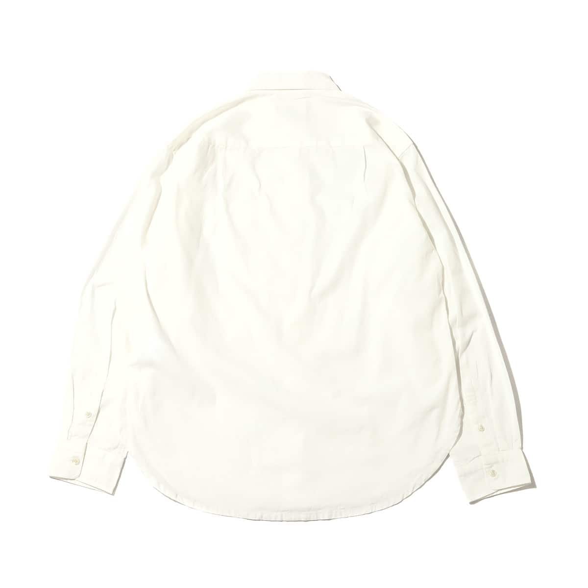 snow peak OG Cotton Poplin BD Shirt White 22FA-Iの画像