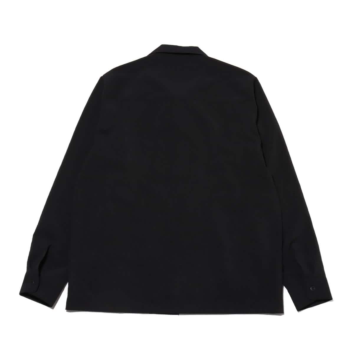 snow peak Pe Light Poplin Shirts Black 24SP-Iの画像