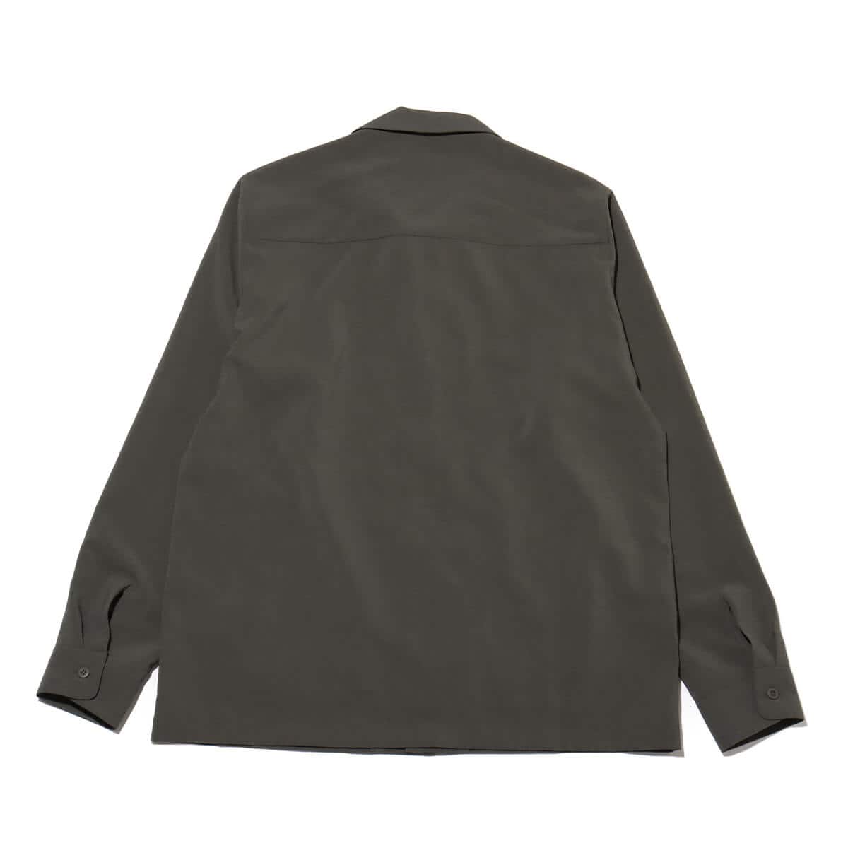 snow peak Pe Light Poplin Shirts Darkolive 24SP-Iの画像