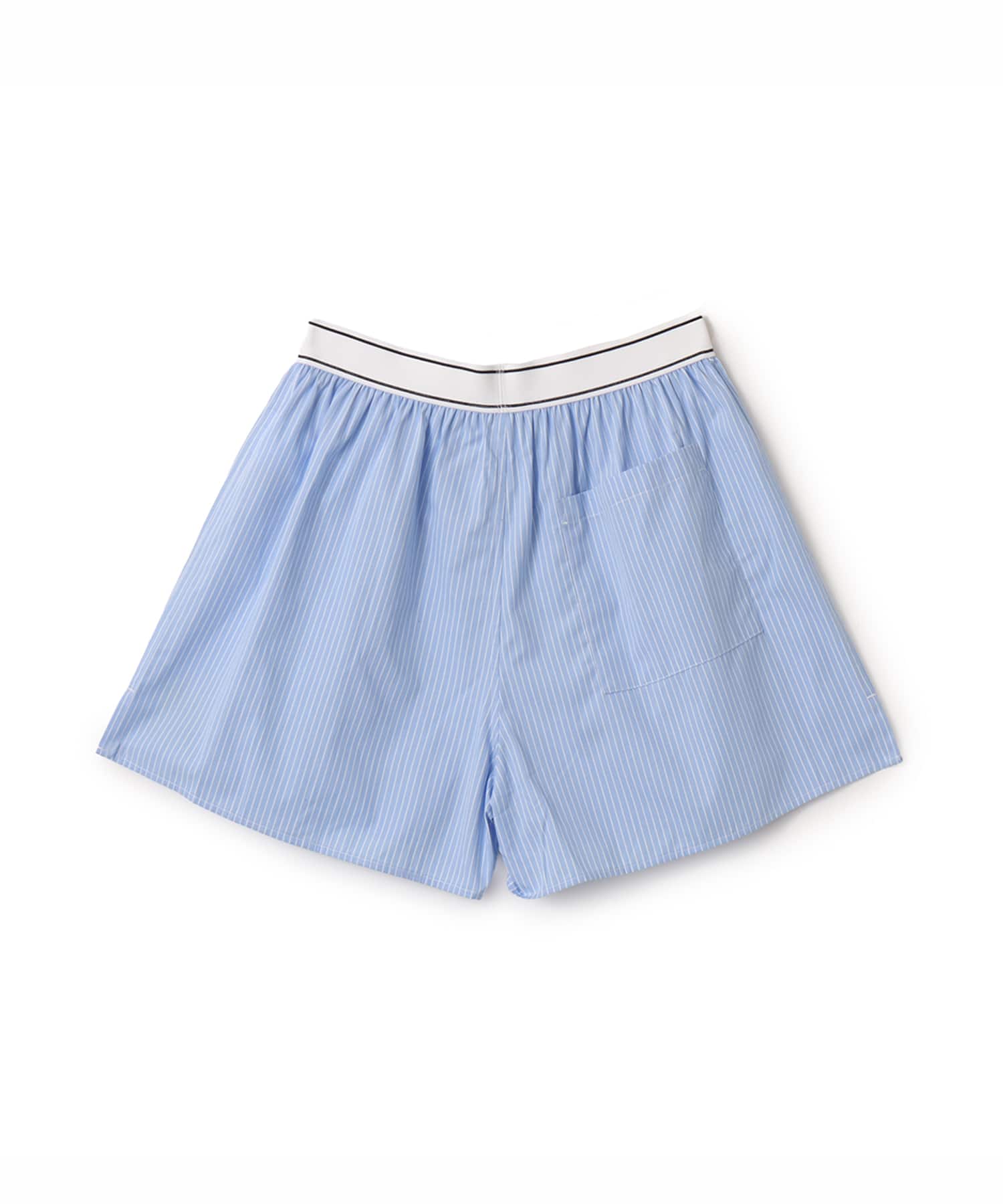 SPORTY＆RICH Heritage Yankees Serif Boxer Blue Stripeの画像