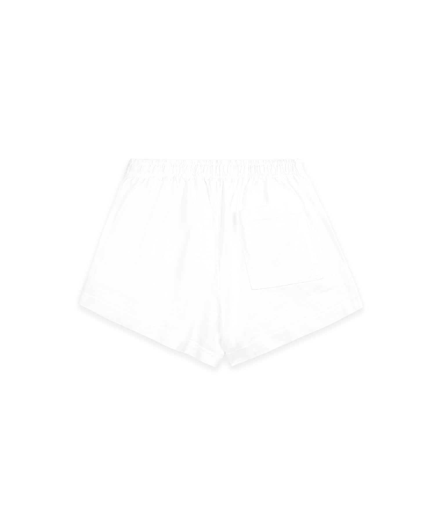 SPORTY＆RICH California Emblem Disco short Whiteの画像
