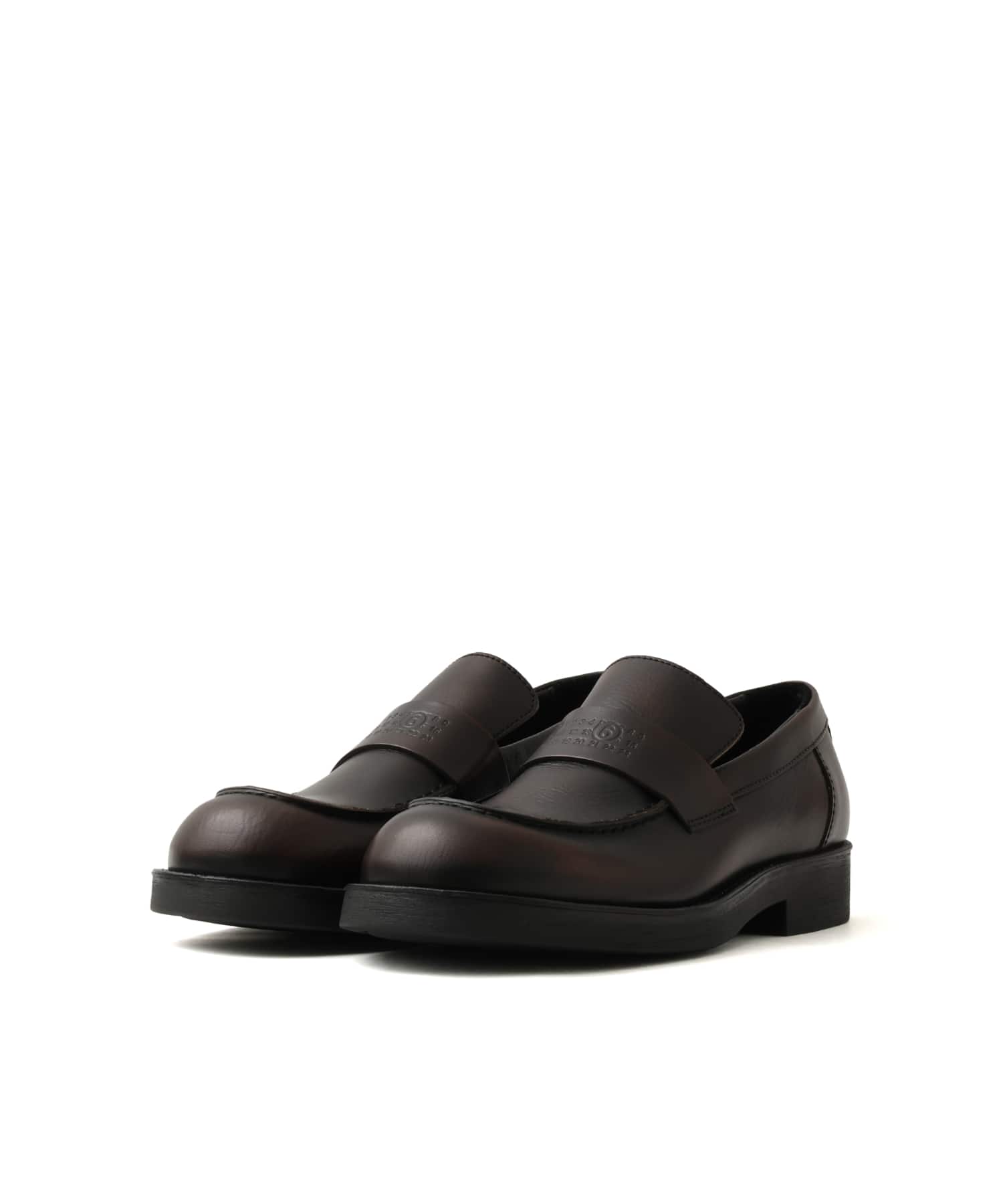 MM6 MOCASSIN Cappuccino/Blackの画像