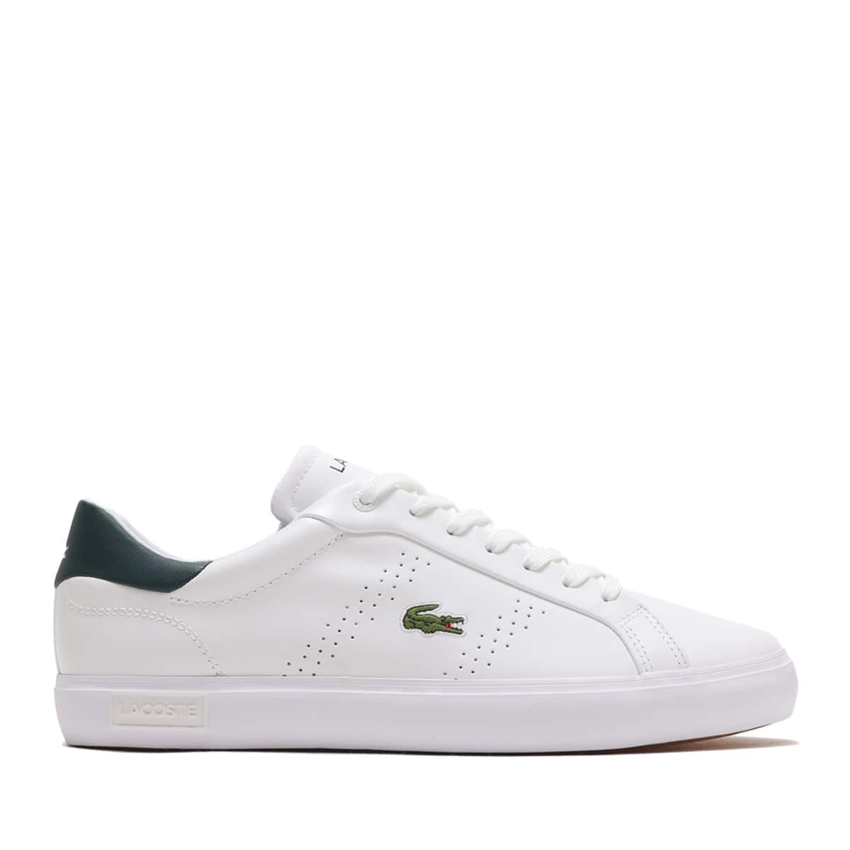 LACOSTE POWERCOURT 2.0 0321 WHITE/DK.GREEN 21FA-Iの画像