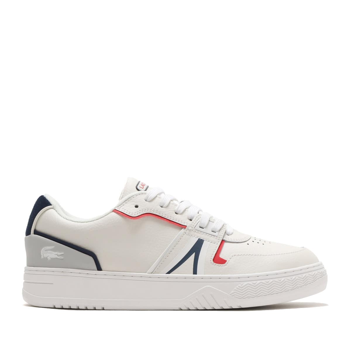 LACOSTE L001 0321 1 WHITE/NAVY/RED 21FA-I