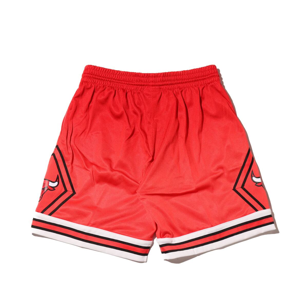 Mitchell & Ness Old English Swingman Shorts C.Bulls RED 19HO-Iの画像