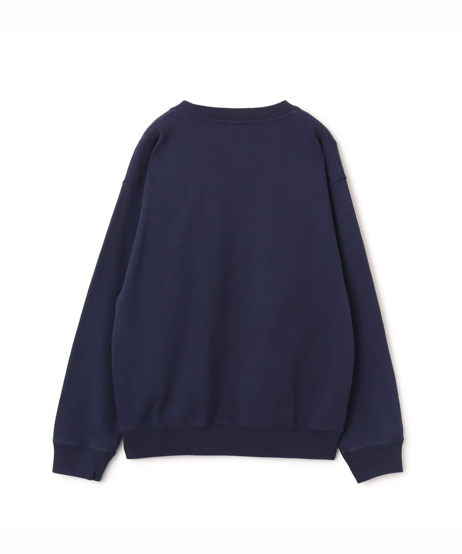 SPORTY＆RICH Heritage Yankees Serif Crewneck Dark Navyの画像