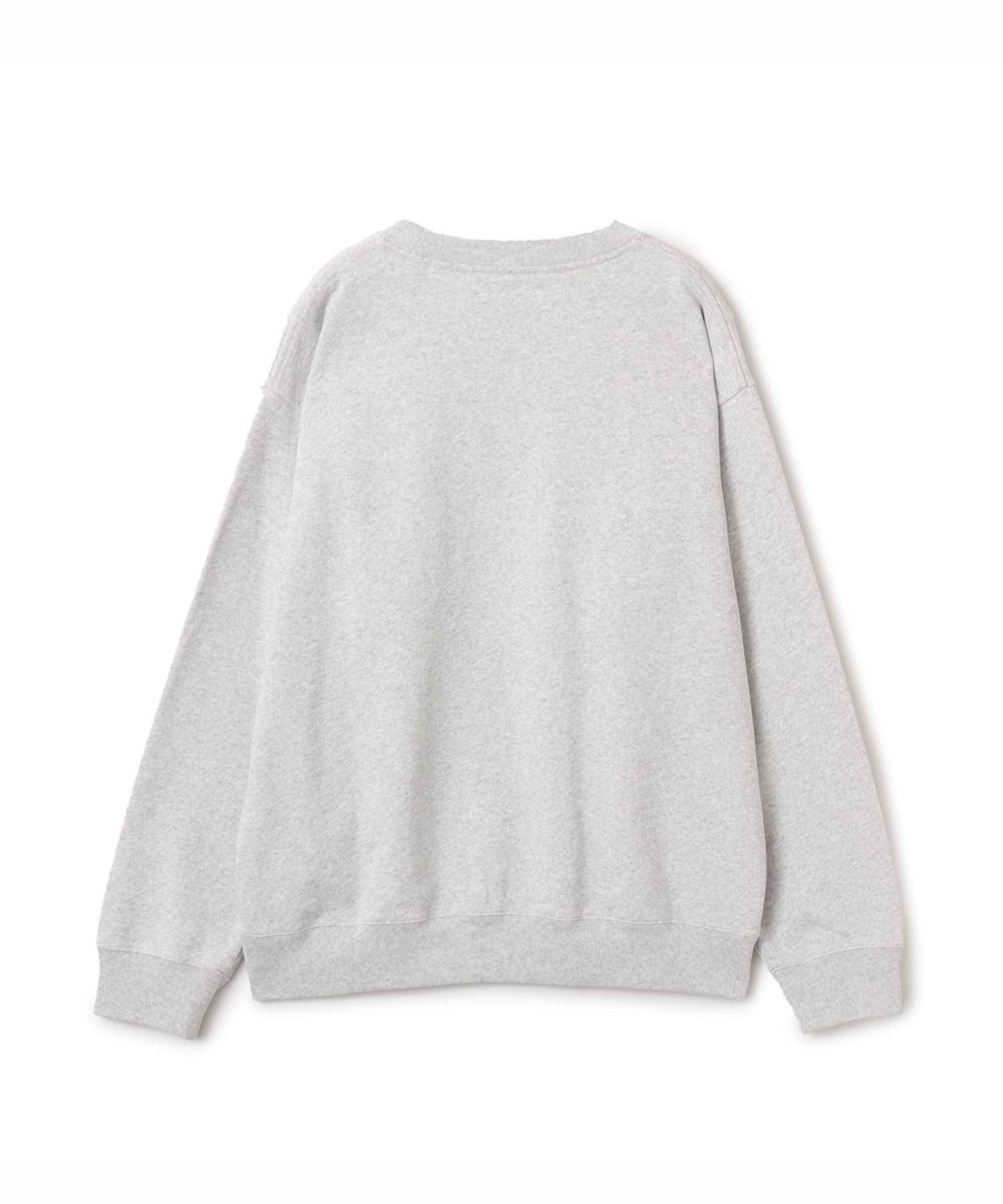 SPORTY＆RICH Heritage Yankees Serif Crewneck Heather Grayの画像