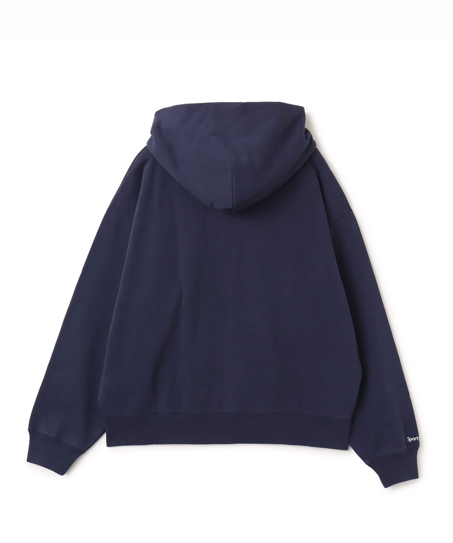 SPORTY＆RICH Heritage Yankees Serif Zip Hoodie Dark Navyの画像