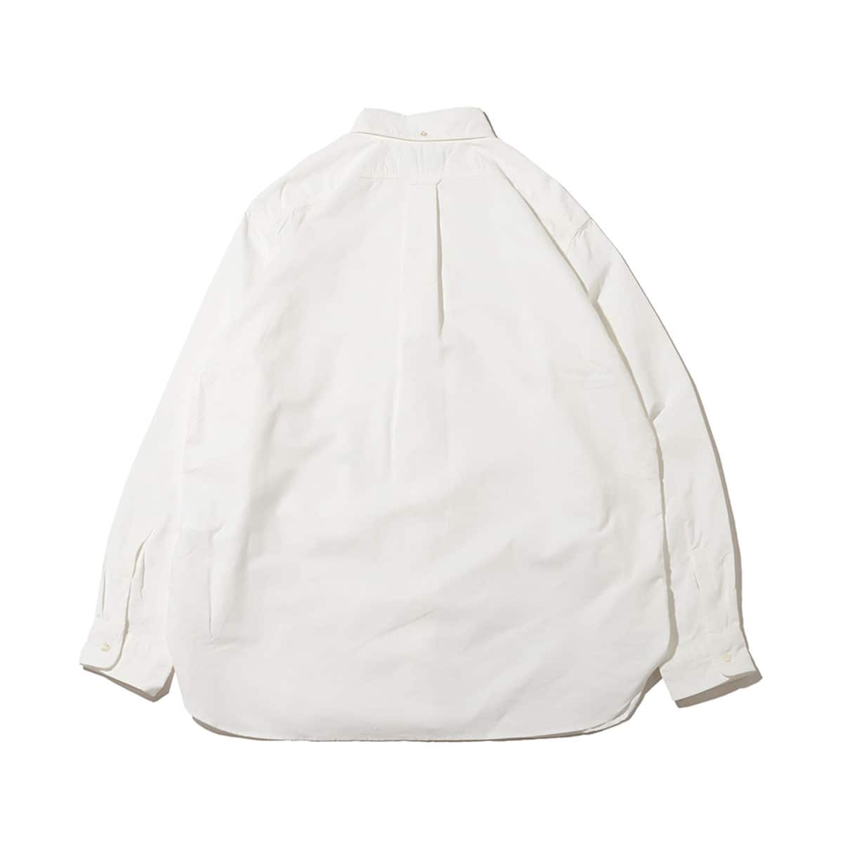nanamica Button Down Wind Shirt White 23FA-Iの画像
