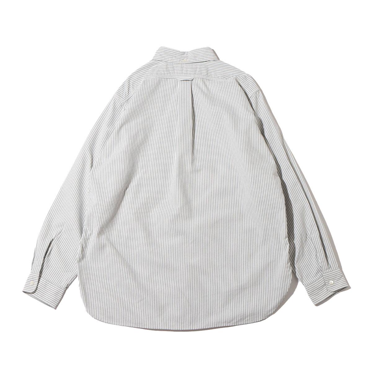 nanamica Button Down Stripe Wind Shirt OLIVE 22FA-I nanamica Button Down Stripe Wind Shirt OLIVE 22FA-I