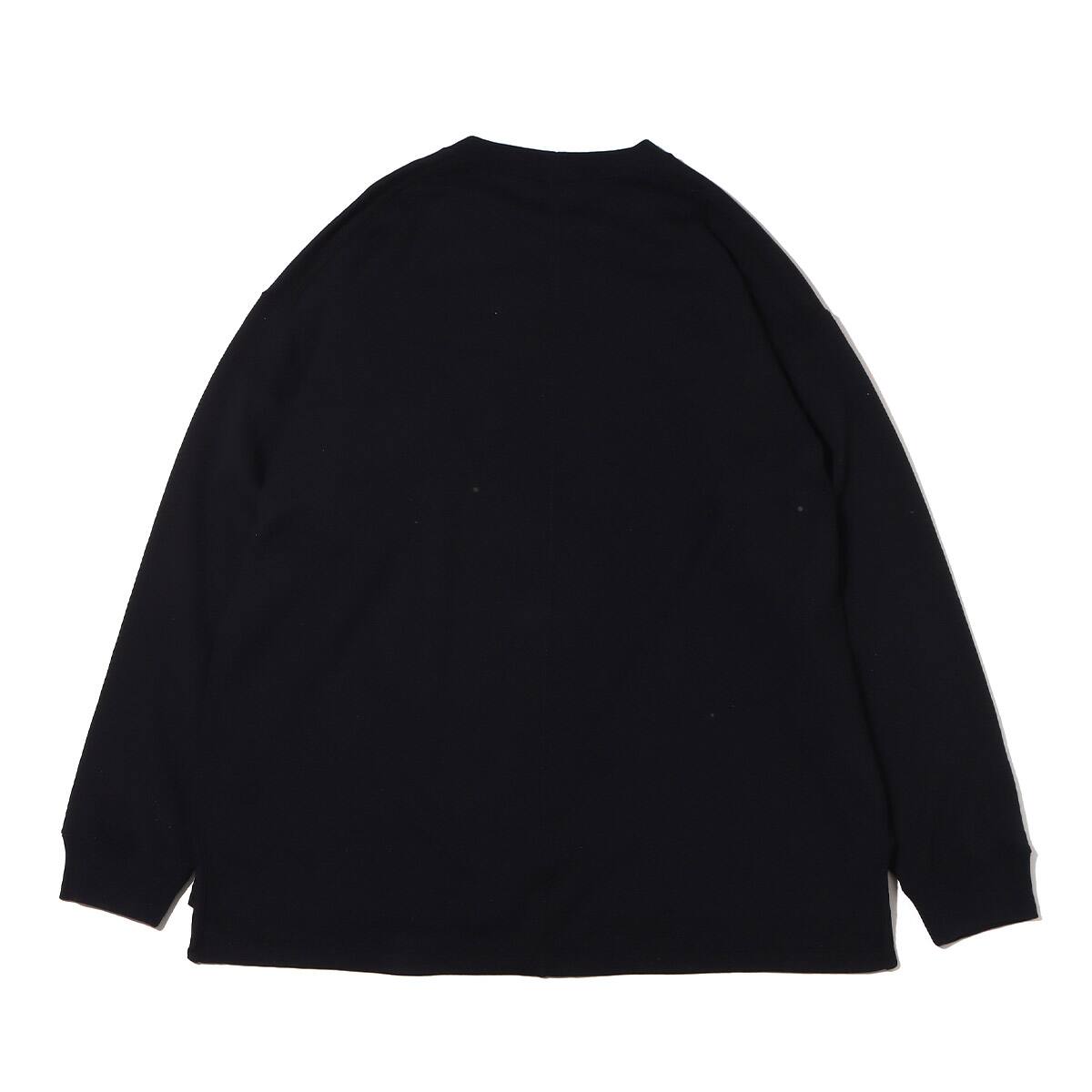 nanamica L/S Pocket Tee Black 23SP-Iの画像