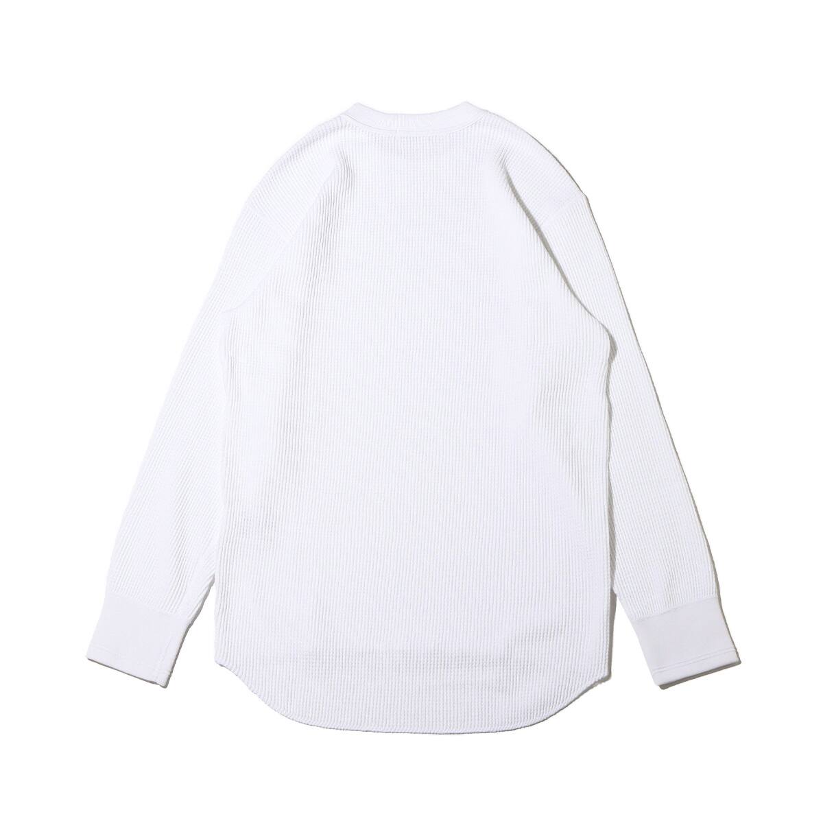 nanamica Crew Neck L/S Thermal Tee White 23SP-Iの画像