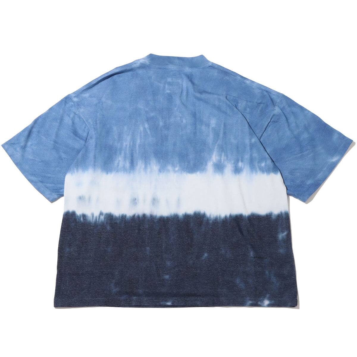 nanamica OOAL Hand Dyed H/S Tee Navy 23SP-Iの画像