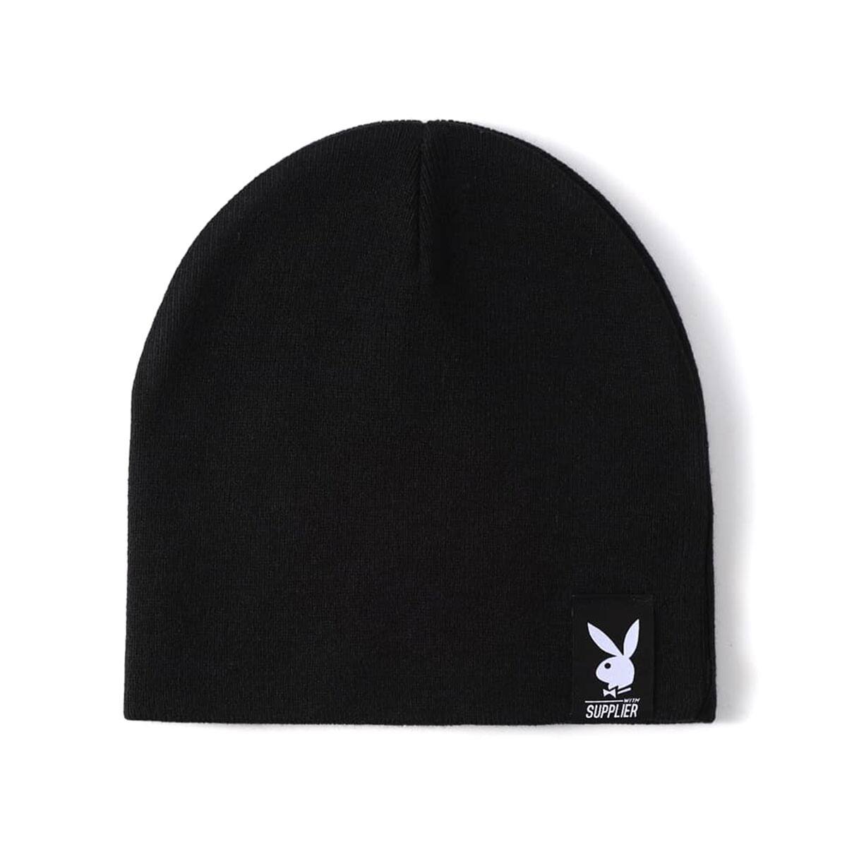 SUPPLIER PLAYBOY BEANIE BLACK 21FA-I